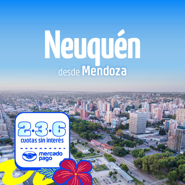 pasajes a Neuquén desde Mendoza